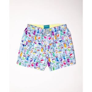 Michael’s Men's Mesh Liner Swim Trunks Tropical Treats Multicolored Size L